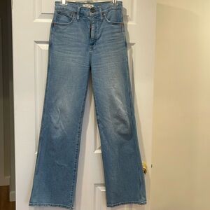 High rise flare jeans